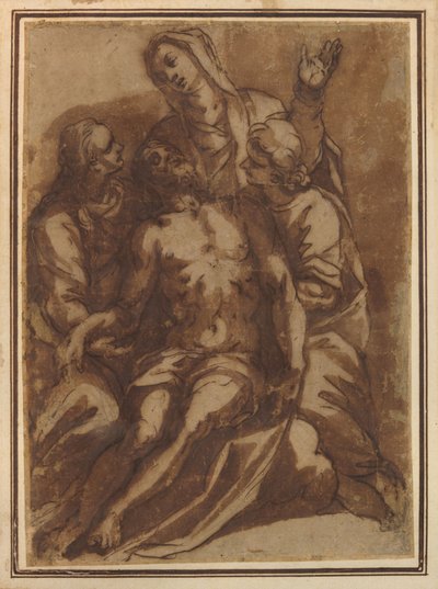 Entombment of Christ by Alessandro Maganza